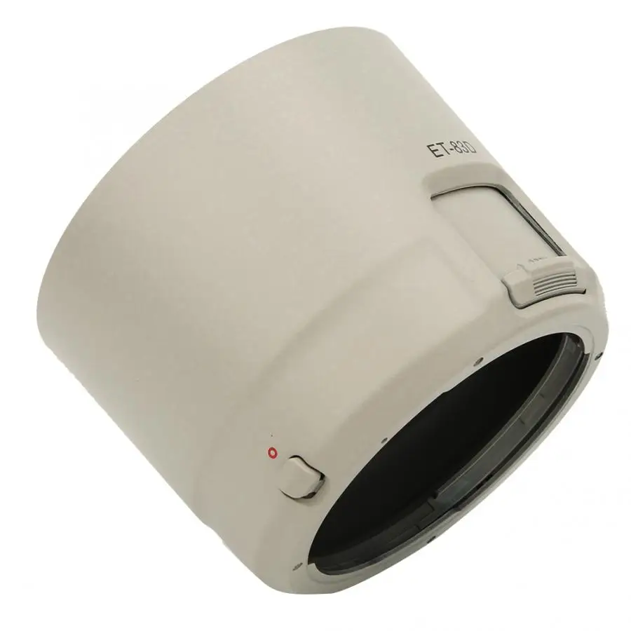 

ET-83D White Plastic Lens Hood for Canon EF 100-400mm f/4.5-5.6L IS II USM Lens DSLR Len Hood