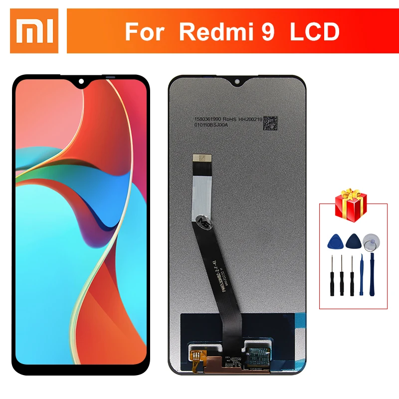 Оригинальный ЖК дисплей 6 53 дюйма для Xiaomi Redmi 9 сенсорный экран 9A 9C запасные части с