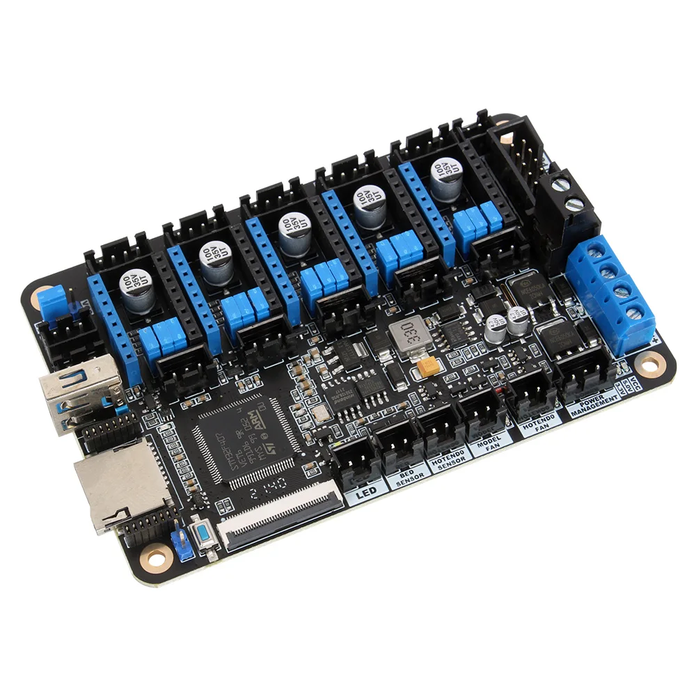 LERDGE-Z-3D Printer Board Parts, Placa-mãe com STM32 ARM, 32 Bit