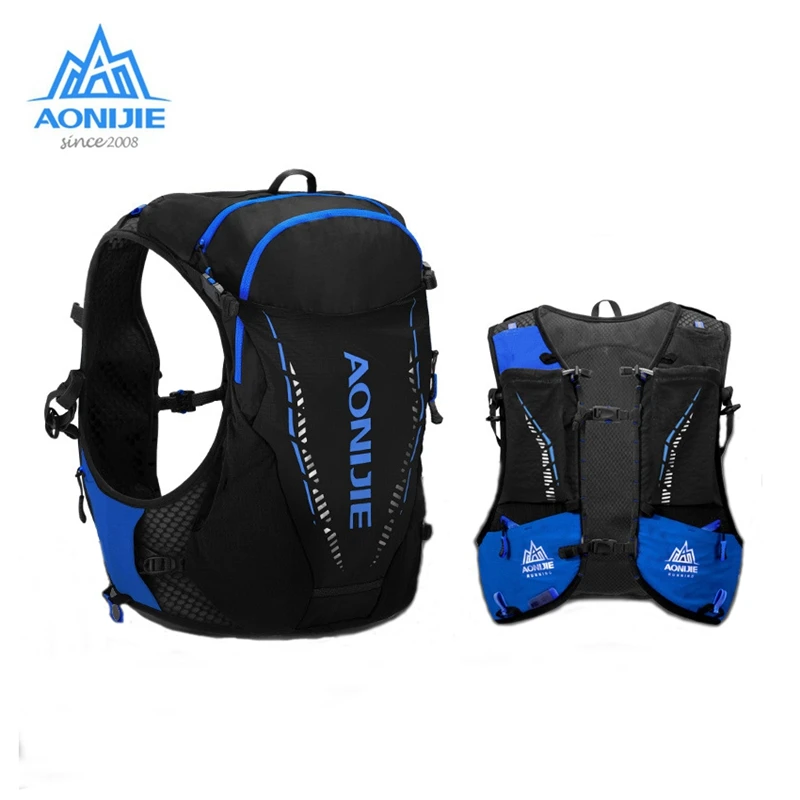 

AONIJIE 10L Running Vests Ultralight Sports Backpacks Hydration Packs Waterproof Bags For Outdoor Camping Hiking Marathon C9103