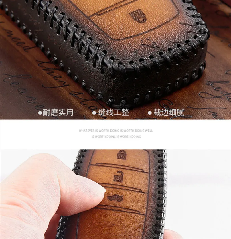 Online Car Accessories Genuine Leather Car Auto Remote Key Case Cover Holder Skin Shell Fit for Lexus Es200 Rx300 Es300h NX Ct200h