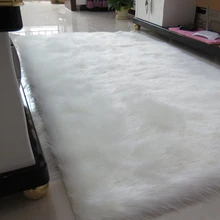 Плюшевый пол ковер для Гостиной Лохматый Ковер домашний теплый пушистый коврик для детской комнаты моющийся коврик для гостиной шелковые Коврики 60x12