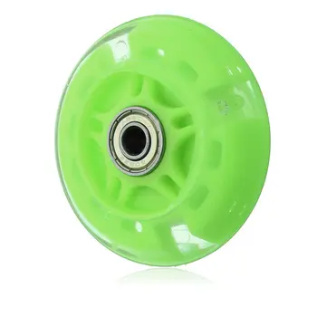 

80mm 100mm Scooter Wheel LED Wheel Flash Light Up Wheel with 2 ABED-7 Bearings for Mini Micro Scooter 4 Colors