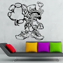 Leprechaun Наклейка на стену для столовой ирландский паб трилистник