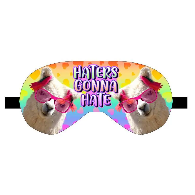 

Zohra2019 New Style 3D Digital Printing Eye Patch Shade Cold-hot Compress Animal Cartoon Alpaca Protection Eye Patch