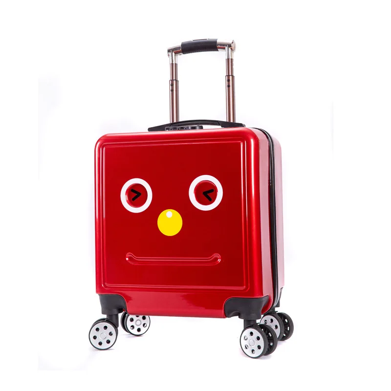 

19 New Style Universal Wheel Cartoon Robot CHILDREN'S Rucksack Cute CHILDREN'S Trolley Case 3D Boarding Bag Egg Shell Box