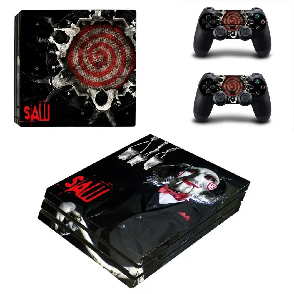 Movie Saw PS4 Pro sticker s PS 4 Play station 4 Pro виниловые наклейки для playstation 4 Pro консоли и контроллера
