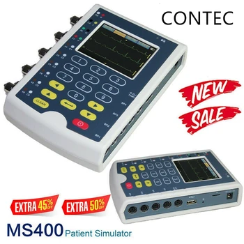 

MS400 Multi-parameter Simulator 12 Leads ECG Respirat TEMP IBP Monitor Nerve Muscle Bioelectricity Evoked Electromyograph CE FDA