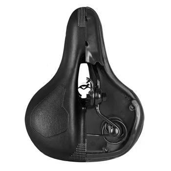 

Comfortable saddle fitting equipment for mountain bicycle saddle