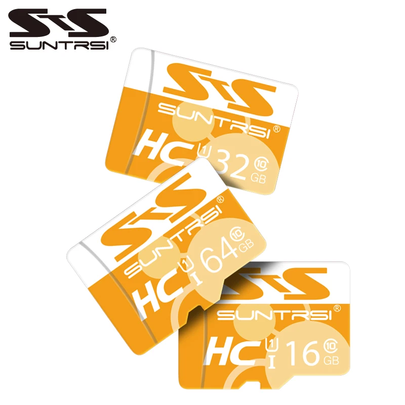 Suntrsi Microsd 64GB 32GB Class 10 C10 High Speed Memory Card suit for Phones Cameras Micro SD 16GB 8GB Original Genuine package |