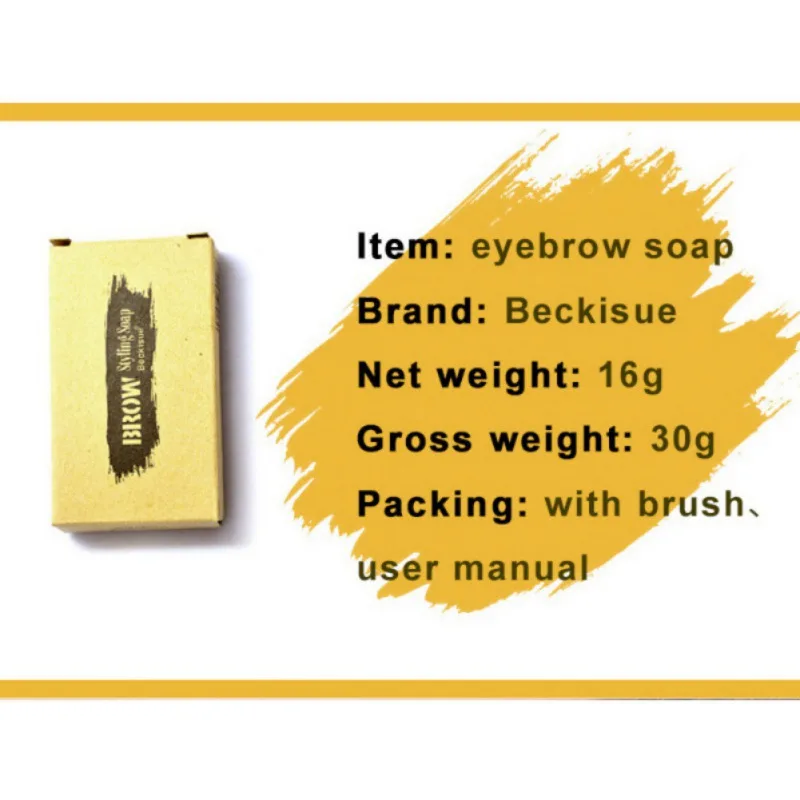 Воск для повторного роста ресниц Wild Eyebrow Shaping Soap стойкий водонепроницаемый гель-воск для формирования бровей