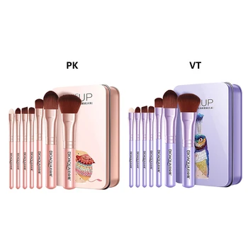 

7Pcs Makeup Brushes Tool Set Cosmetic Powder Eye Shadow Foundation Blush Blending Beauty Make Up Brush