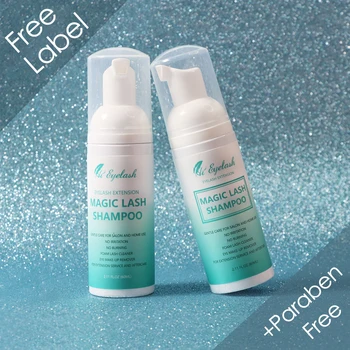 

50pcs Private Label Lash Shampoo Korean Lash Shampoo Brush 60ml Lash Shampoo Lash Cleanser Lash Foam Cleanser Wholesale