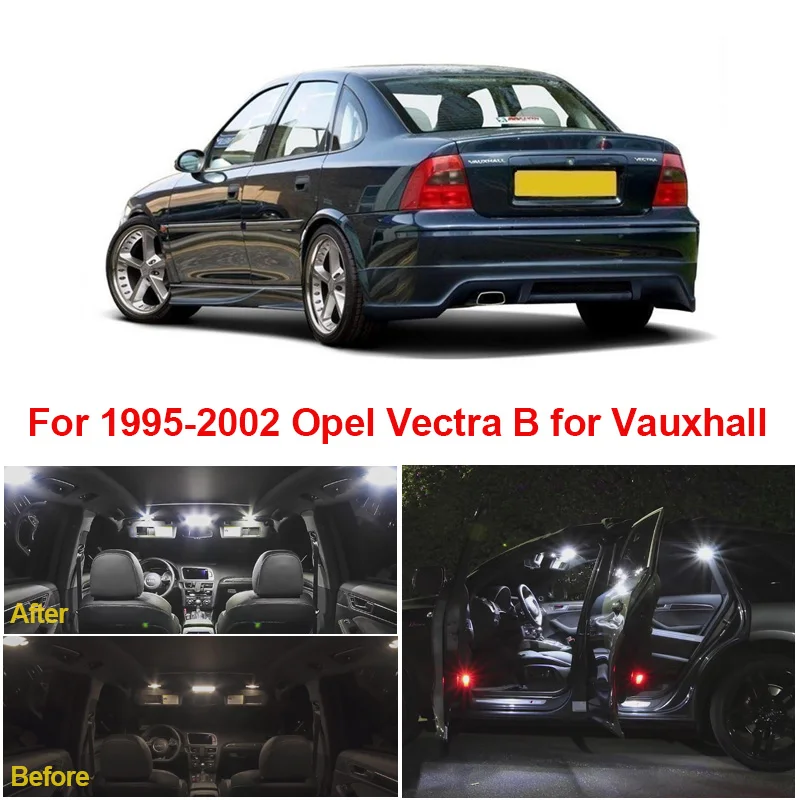 14 шт. Canbus светодиодные лампочки комплект светильник для Opel Vectra B Vauxhall хэтчбек