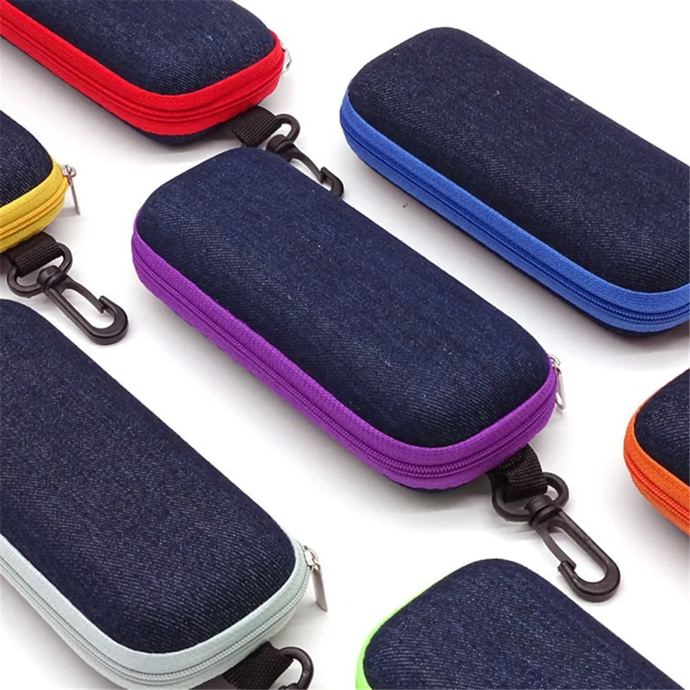 Portable Eyewear Cases Cover Sunglasses Hard Case For Women Men Glasses Box With Lanyard Zipper Eyeglass Cases Protector glasses case,zipper eyewear box