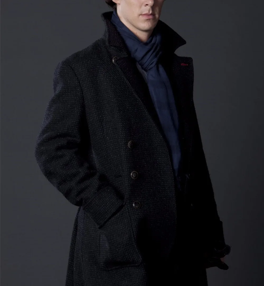 Шерлок плащ Холмса пальто костюм для Косплей Шерлок Холмс пальто взрослый Косплей Костюм пользовательский фильм Шерлок Холмс наряд