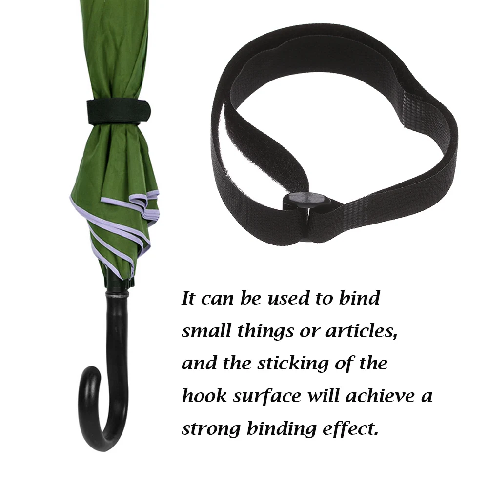 5/10Pcs 2*50cm/25cm Nylon Loop Strap Hook Cable Self-adhesive Bike Tie Bicycle Strap Multi-Purpose Reusable Fastening Cable Ties nylon cable ties bicycle handlebar strap bicycle strap