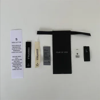 

Fog essentials accessories tag tag main mark hanging grain sling rope washing label clothing accessories cloth label wholesale