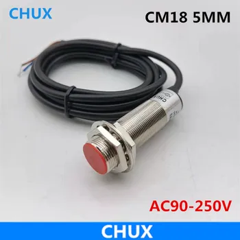 

Capacitive proximity sensor 220V AC CM18 CM18-5-ACA/ACB 5mm detection distance red head 220V Proximity switch