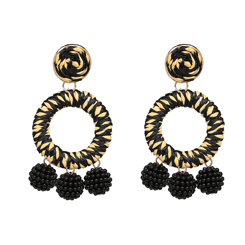 

2019 Summer New Personality Earrings Europe and The United States Hot Tassel Earrings Jewelry Accessories 6 Color Optional
