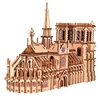 3D Wooden Puzzles Notre Dame Cathedral Laser Cutting DIY Jigsaw Woodcraft Assembly Kit Education Toys for Kids with 239pcs Parts ► Photo 2/6