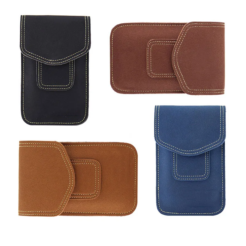 Universal Superfibre Phone Bag for iPhone for Samsung for Huawei For Xiaomi Redmi For Meizu Case Superfibre Waist Bag Belt Pouch