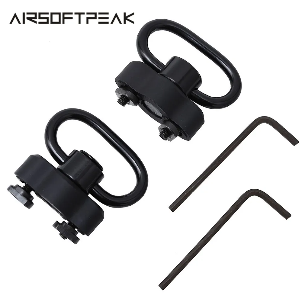 2 шт./компл. M-lok QD Слинг Rail тактическое Нарезное ружье кронштейн для прицела поворотный направляющий адаптер крепление кнопка быстрого отпускания ремешка Принадлежности для охоты