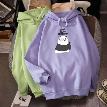 

Winter Kpop Cute Hoodie Coat Kawaii Sweatshirt for Women Clothing Ladies Plus Size Female Clothes for Girls Panda Printing