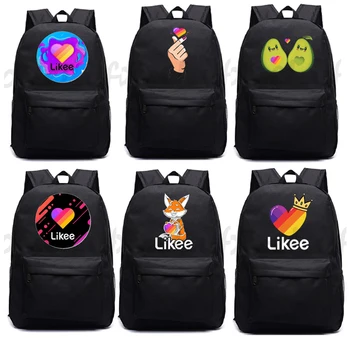 

Beautiful Likee Video APP like Likee backpack new pattern like Likee Backpack Fashion men women Boys Girls School bag