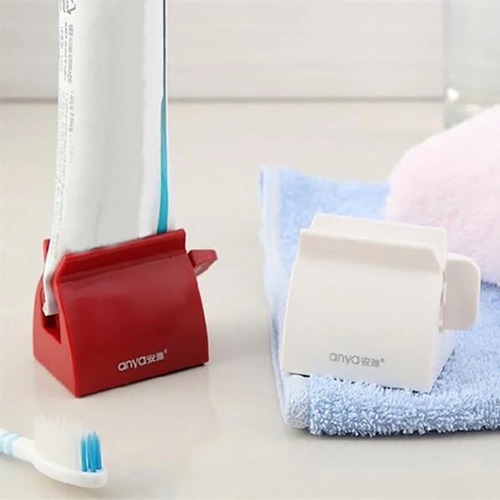 

Rolling Tube Toothpaste Squeezer Dispenser Toothpaste Seat Holder Stand Roller Bathroom Set Accessories Tooth Paste Squeezer