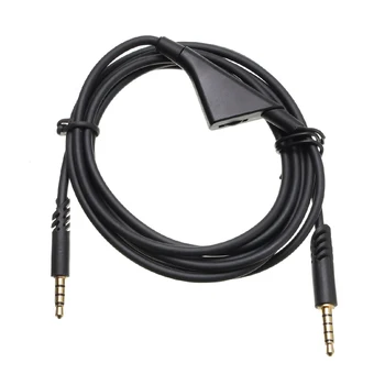 

2M Headphones Audio Cable Wire 3.5mm Tuning Line Cord For Logitech Astro A10 A40 A50 Gaming Headset Replacement Cables Black
