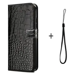 Premium Wallet Flip Phone Case - Stylish Book Cover with Pouch for Cubot X70 (KZ Black)