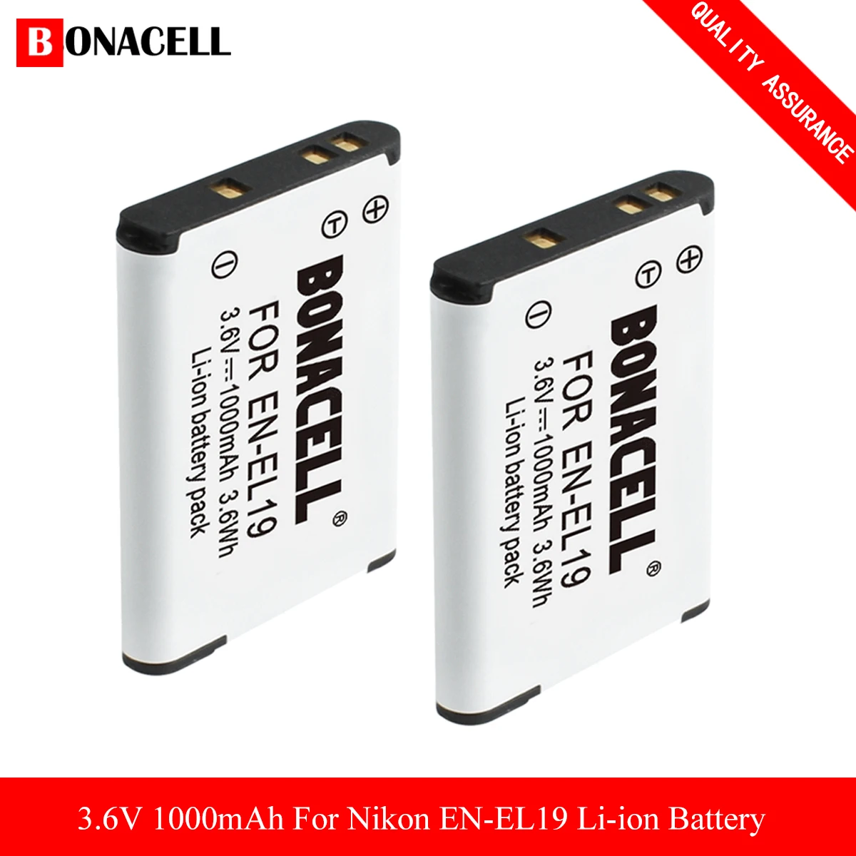 

EN-EL19 Batteries For Nikon Coolpix W150 S32 S100 S2800 S3200 S3300 S3500 S3600 S4100 S4200 S4300 S5200 S5300 S6500 S6600 S6800