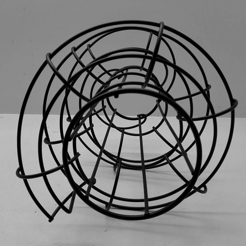 GTBL современный дизайн спирали металла свободно стоящий яйцо скелтер/Диспенсер стойки(черный