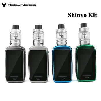 

TeslaCigs Shinyo 213W TC Kit Tesla Shinyo 213W TC Box Mod TFT screen and 4.5ml Tesla Tind Tank Electronic Cigarette Vape Vapor