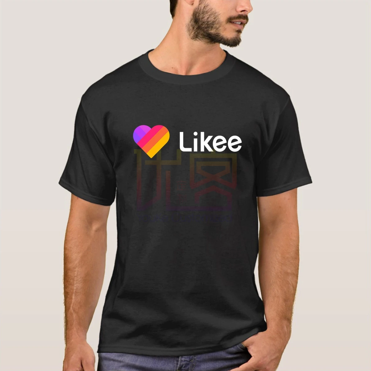 

Likee App Heart T-Shirt Clothes Popular T-Shirt Crewneck 100% Cotton Tees Vintage Crew Neck Amazing Short Sleeve Unique