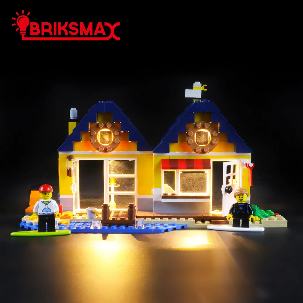 

BriksMax Led Light Kit For 31035 Ideas Series Beach Hut Building Blocks Model Lighting Set