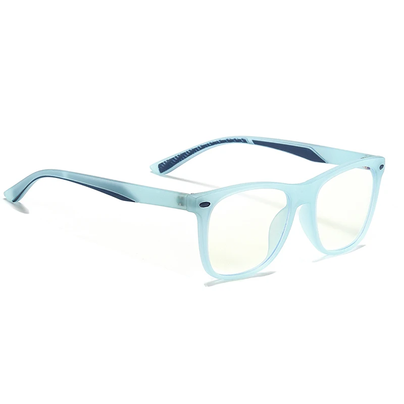 C2Light Blue AOFLY фирменный дизайн, синий светильник, блокирующие очки, детские оптические очки для девочек, TR90, гибкая оправа, Детские компьютерные очки, UV400 - Цвет оправы: C2Light Blue