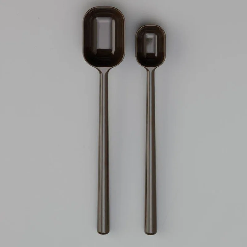 Measuring Spoons Long-handle PP Coffee Tea Seasoning Spoon Kitchen Tool 2Pcs 5ml 15ml kitchen measuring spoons measuring spoon set
