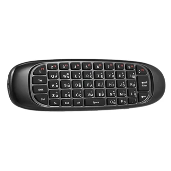 

English Version 2.4G Mini Fly Air Mouse Wireless Keyboard Remote Control Gyroscope with Voice Backlight for Android Smart TV Box