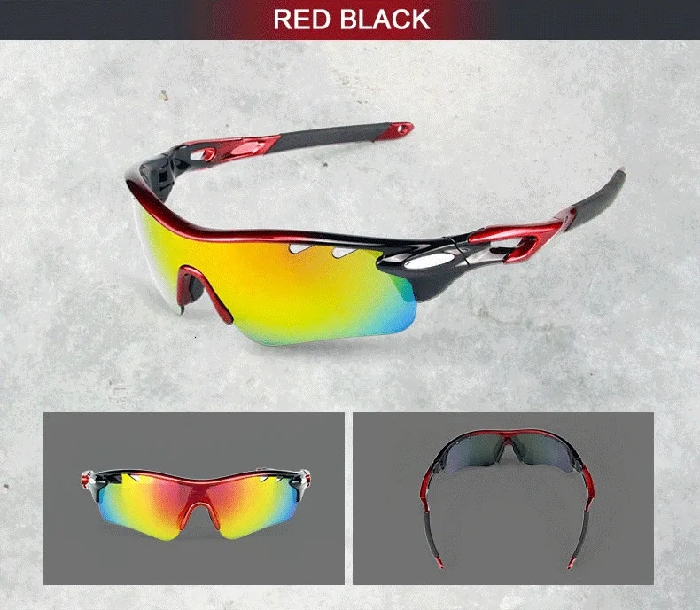 JLETOLI, спортивные велосипедные очки, поляризационные, мужские, UV400, для шоссейного велосипеда, солнцезащитные очки, для велосипеда, очки Mtb, 1 рамка, 5 линз