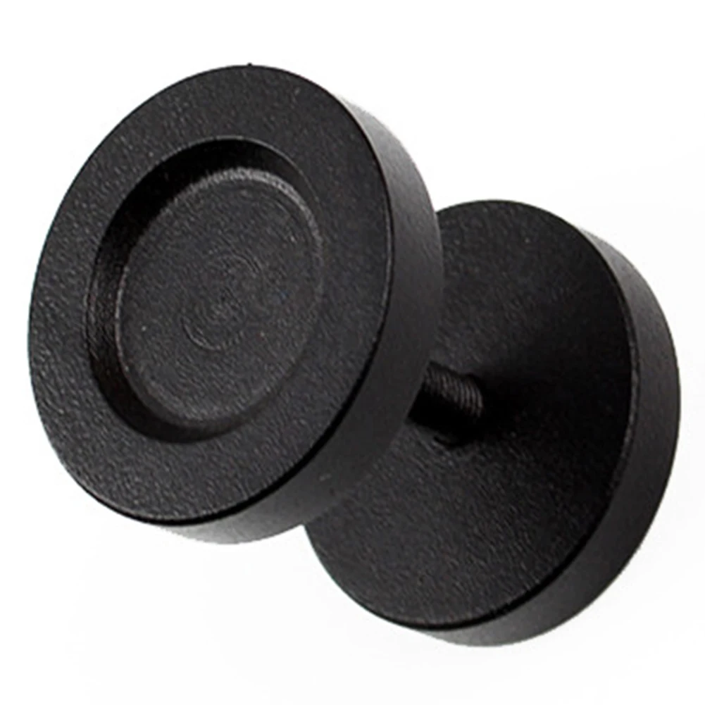 Home Black Cabinet Round Knob Door Handle Matte Kitchen Shed Durable Modern Fashion Hardware Pull Gate Steel