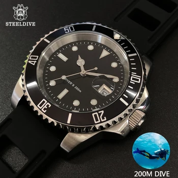 

Profession 200M Diving Quartz Watches Mens Full Steel Military Sports Waterproof Calendar Watch Men Japan 2115 Movement