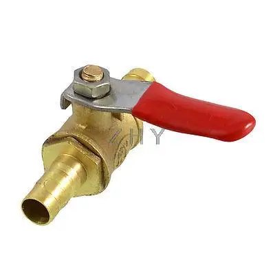 Полный Порты и разъёмы 1/" штуцер под шланг 2-полосная красный рычаг Поворотный кран