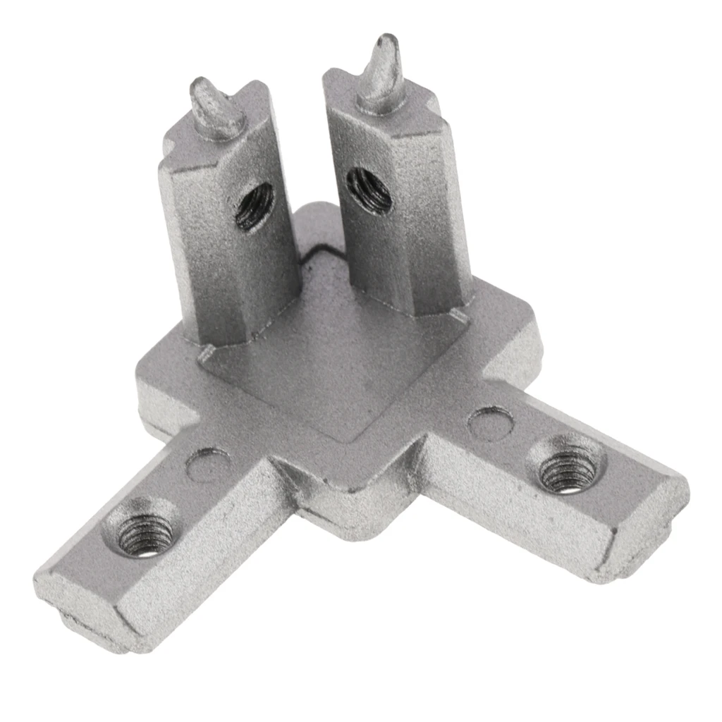 Aluminum T-slot Profile L 3 Way 90 Deg Inside Corner Connector Joint 2020 EU