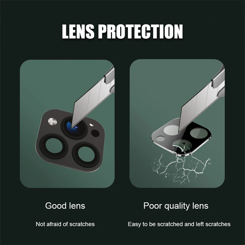 Alloy Camera Lens Protector For IPhone 16E 2025 - Tempered Glass With Metal Ring Silver