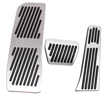 

For BMW 5 Series G30 G31 G38 X3 X4 2018-2019 2020 Car styling Aluminum alloy Brake Accelerator Pedal Footrest Pad Cover 3pcs