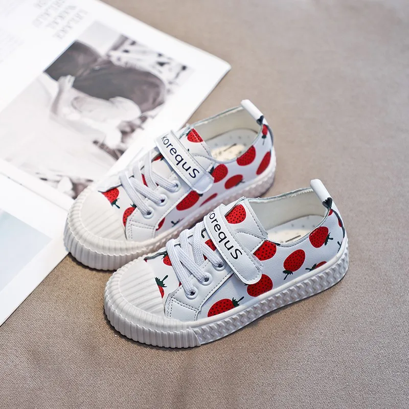 

New Spring Autumn Baby Kids Sneakers for Boys Girls Fashion Sport Shoes Children Soft Leather Bottom Shoes for 1-12 Years
