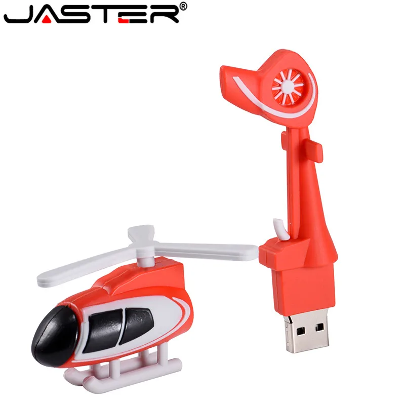 JASTER мультяшный вертолет usb флэш накопитель 4 ГБ 8 16 32 64 Флешка U диск 2 0 Подарочный