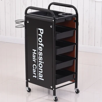 

Retro beauty cart, beauty bar cart, small cart, barber shop cart, ironing and dyeing tool cart, hair salon